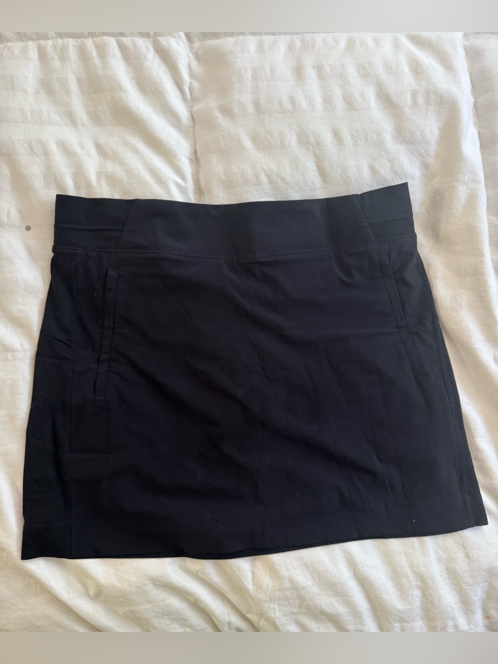 Athleta Black Performance Skort with Built-In Liner